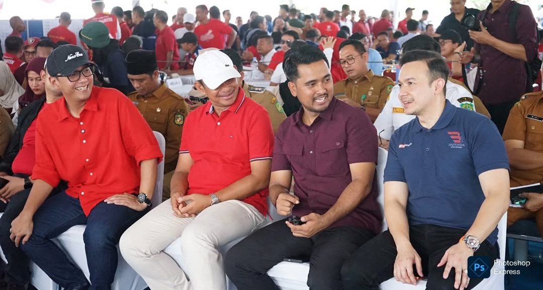 IMG-20260824-WA0009 M Agha Novrian hadir di Lap Cadika Medan menyaksikan sejumlah perlombaan seru dalam rangka HUT Ke -81 RI. (Bapenda Medan IG)