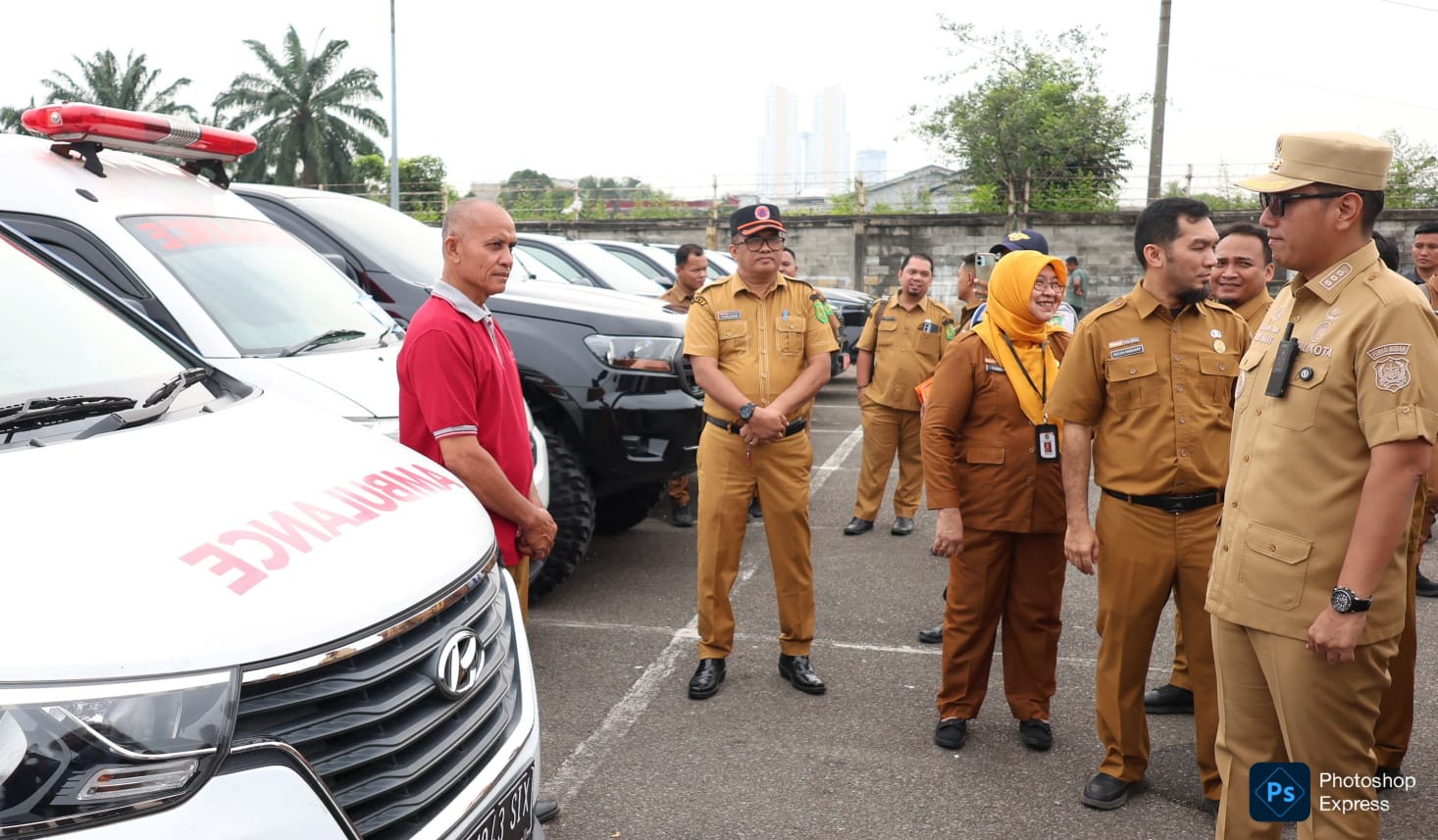 IMG-20261007-WA0020 Bapenda Medan cek pajak aset kendaraan dinas. (Ist)